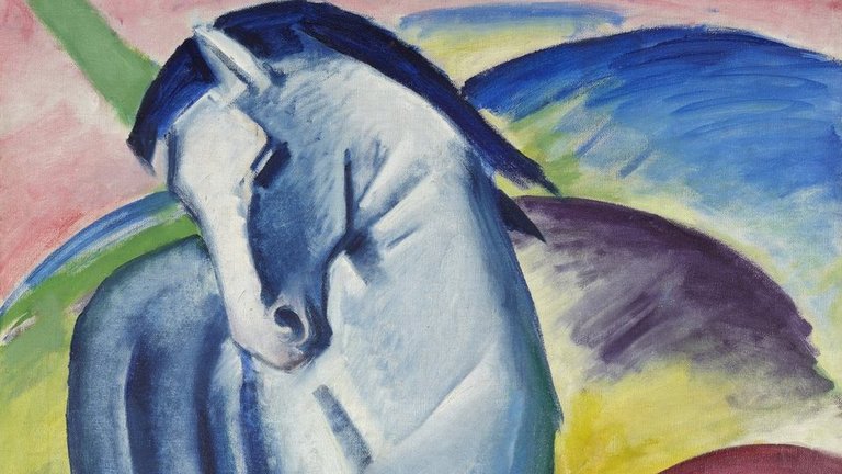 FRIdA München - Franz Marc Blaues Pferd I  1911 